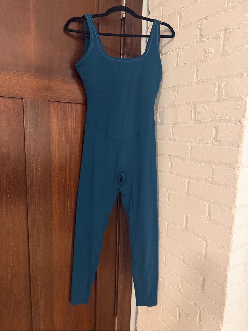 Vitality Teal Blue Workout Onesie Jumpsuit Size L